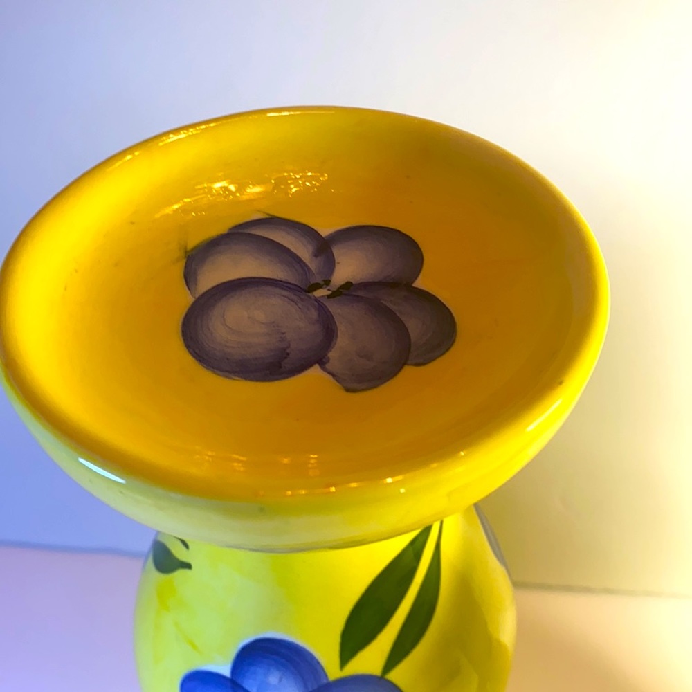 Flower 🌺 Porcelain Two Piece Candle Stands - Picture 3 of 8